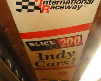 Large vinyl advertising items