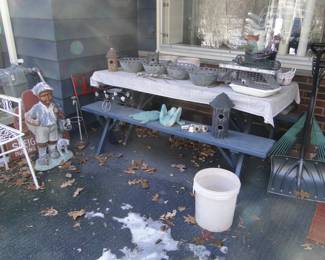 So much to see, and so much to look at, and yes that picnic table is also for sale too