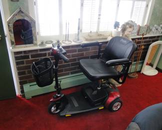 Pride GO-GO scooter.  In perfect condition