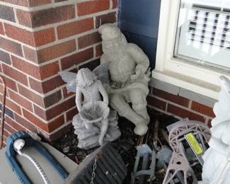 Let's begin our journey with some yard art, shall we?