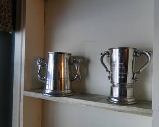 Silver award cups