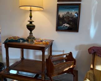 Coffee table and side table on top (sorry, no space!)