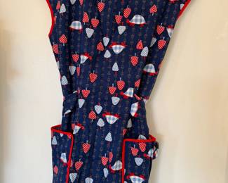 Mushroom and turtle apron
