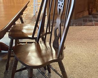 Oak table and chairs