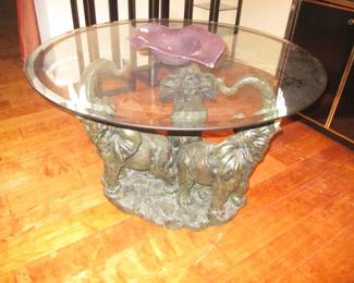Sculpted Elephant Coffee Table