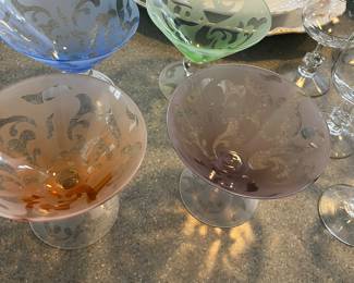 Fostoria Versailles Set Champagne Glasses