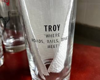 “Know Your Troy
Where Roads Rails, Rivers Meet”
Glasses