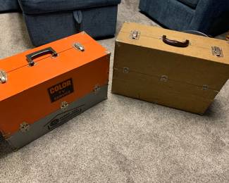 2 cases of vintage tubes