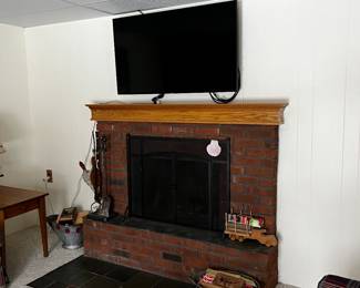 Fireplace tools and decor