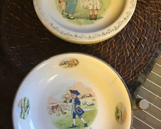 Antique children’s bowls 