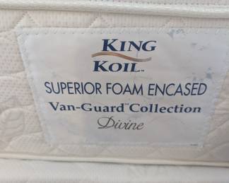 King koil queen Mattress set (2 available)