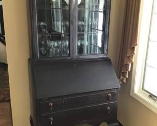 Antique secretary w/key 