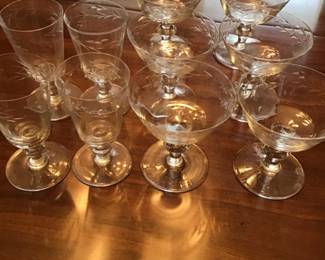 Wheat antique glasses 