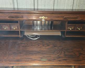 shop roll top desk open