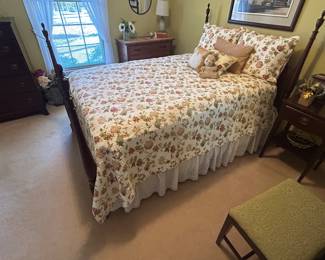 4 POSTER BED. DOUBLE BED. $250. 