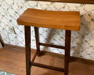 SADDLE BAR STOOL. $22. 