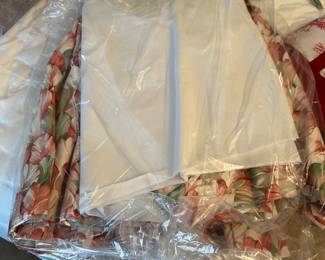 BED SKIRT FRESHLY DRY CLEANED. 