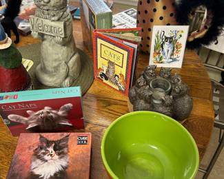 LOTS OF CAT ITEMS. 