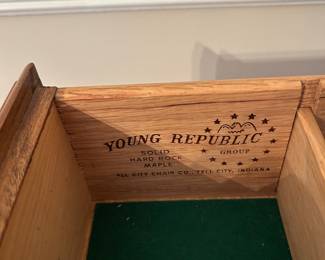 DINING ROOM FURNITURE BY YOUNG REPUBLIC.