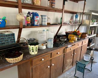 LOTS OF GOODIES IN THE GARAGE. 
