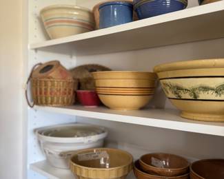 YELLOWARE, NATIVE AMERICAN BASKETS