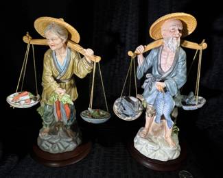 Japanese porcelain figurines 