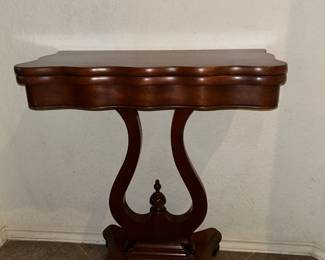 American Empire Style Folding Card, Game Table