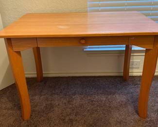 Wooden children’s table/ desk with one drawer
