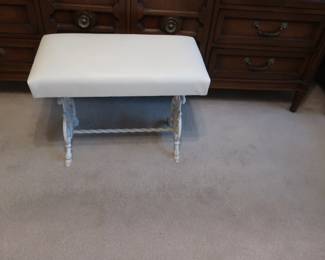 bench with  metal  legs