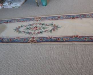 Chinese  rectangular wool  runner