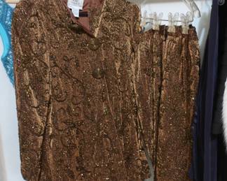 beaded  top  and  shirt