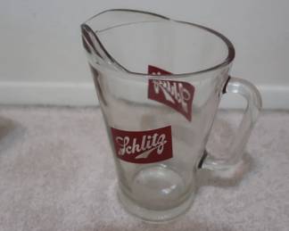 Schlitz  beer pitcher