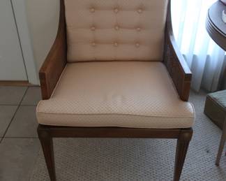 one  of  two  mid  century  chairs