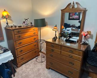 Dressers and lamps