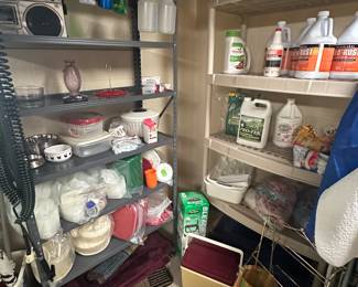 household supplies, cleaning supplies
