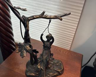 Signed M Moreau Bronze light