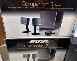 (2) BOSE multimedia speaker system