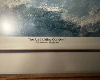 "We are holding our own" SS Edmund Fitzgerald 