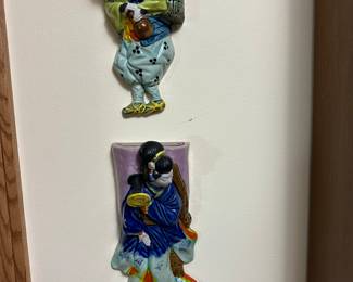 Oriental wall pockets 
