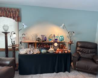 Living room - glassware 