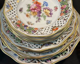 Dresden Schumann Bavaria Porcelain Hand Painted 