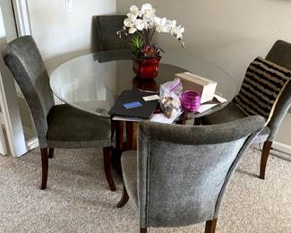 dining table with 4 chairs