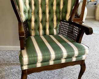 vintage tufted chair
