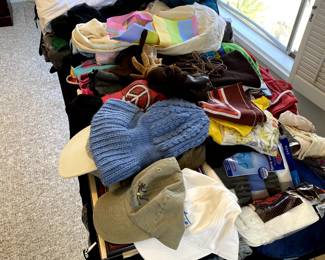 clothing, hats, scarves, gloves