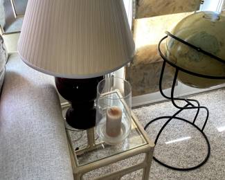 lamp, side table
