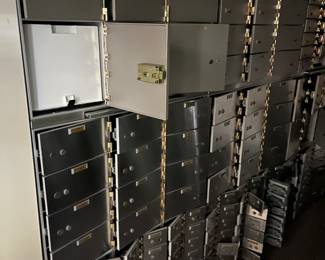 large Diebold bank vault