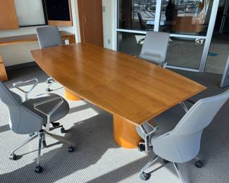 conference room table and chairs