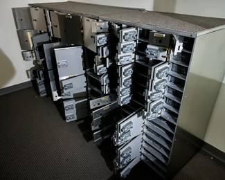 large Diebold bank vault