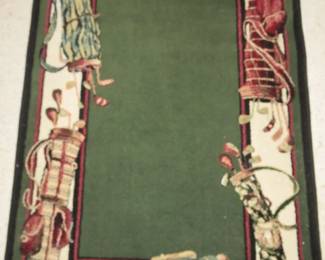 Golf Club Bags Area Rug