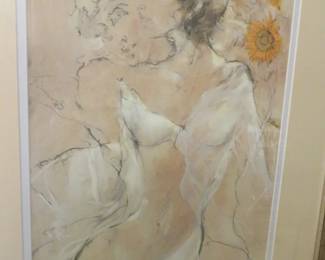 Signed Serigraph titled "Capriccio l" by artist Gary Benfield